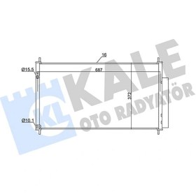 Resim Kondenser Al/pl/brz Cıvıc 9 80110tv0e01 80110tv1e01 