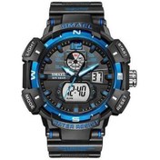 Resim Besthome1 Smael 8045 Erkek Spor Saati: 50m Su Geçirmez, Çift Ekran, Gece Aydınlatma, Alarma, Kronometre, Tarih - Si Renkli Çok Renkli 