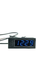 Resim Aek-Tech Dijital Termometre Voltmetre ve Saat Komponent LED 22mm 