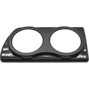 Resim Dianziye Vauxhall Astra H Mk5 Siyah Plastik İki Adet Gauge Pod Gösterge Çerçevesi 38g 