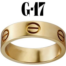 Resim X-Lady Accessories Düz Yüzük Gold Renk 17 Numara Çok Renkli 