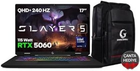 Resim Game Garaj Slayer5 7XL-5060 Ultra 7 255HX 32 GB 1 TB SSD RTX5060 17 WQXGA Gaming Laptop 