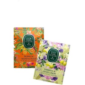 Resim Eyüp Sabri Tuncer Büyük Boy Kolonyalı Mendil Bodrum MandalinasI + Verbena & Zinde Limon 