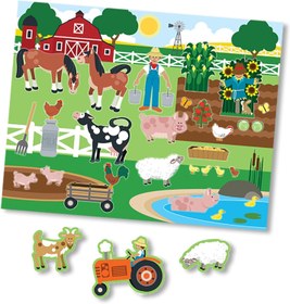 Resim Melissa & Doug - Vehicles - Tak Çıkar Çıkartma Kitabı - Habitat 