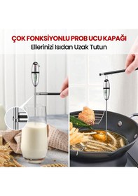 Resim ThermoPro TP02S Lcd Ekranlı Daldırma/Saplama Çelik Gövdeli Gıda Pişirme Termometresi 