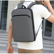 Resim Willowhaven Dayanıklı Suni Deri Genişleyen Sırt Çantası Dark Gray Multi Ped Laptop Çantası Diğer 