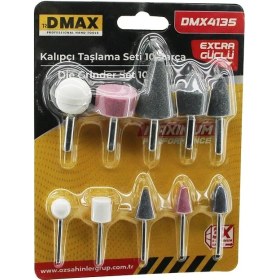 Resim 10 Pcs Kalıpcı Taşlama Seti Temizleme - Parlatma - Çapak Alma - Pas Sıyırma (5508) Arlstrtch-Rs 