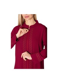 Resim Eliş Şile Bezi Cemre Şile Bezi Ferace Bordo 