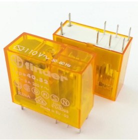Resim finder 40.52.8.110.0000 110v 8a Ac 2 Kontak Minyatür Pcb Röle 5 Mm 