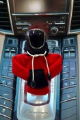 Resim KYLE XM Kırmızı Siyah Polar Vites Kıyafeti Araç Aksesuarı Hoodie Kapşonlu Vites Poları Vites Sweatshirt 