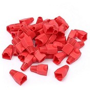 Resim HqSpeed Rj45 Kılıf Boot Kırmızı (100 Adet) 