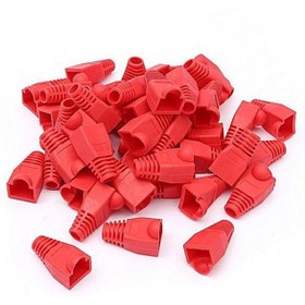 Resim HqSpeed Rj45 Kılıf Boot Kırmızı (100 Adet) 