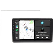 Resim Audı A4 2005-08 9" Uyumlu Androıd Multimedya Gerçek 2/32 Kablosuz Carplay Geri Görüş Kameralı 9" 