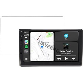 Resim Audı A4 2005-08 9" Uyumlu Androıd Multimedya Gerçek 2/32 Kablosuz Carplay Geri Görüş Kameralı 9" 