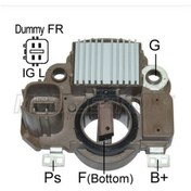 Resim 12V 80A KÖMÜRLÜ KONJEKTÖR (4 FİŞ) DİK SOKETLİ HONDA 