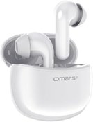 Resim Mu Art Ahşap Omars Kablosuz Kulakiçi Tws Bluetooth 5.1 Kulaklık Beyaz 