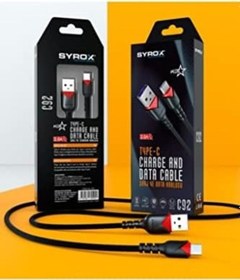 Resim Syrox C92 2.0 Mah Type-c 1 Mt Gül Desenli Kablo Araç Şarjı, Standart 