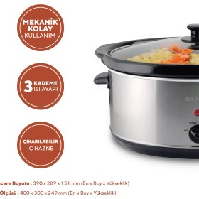 Resim Kumtel Elektrikli Güveç 320W Hsc-02 