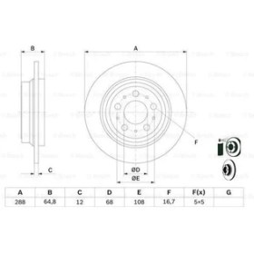 Resim Bosch 0986478495 Arka Fren Disk Aynası S80 2.8t6.2.9.2.0.2.0t.2.4 05.98 S60 2.4.2.4t.2.4d5.2.0t.2.4t Awd 11 Xc 70 2.3 9434167 