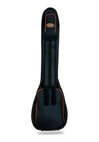 Resim Profesyonel Su Geçirmez 20 Mm Pedli Gigbag Kısa Bağlama Saz Kılıfı Siyah 
