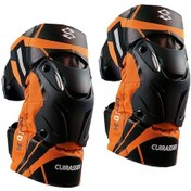 Resim Jokmae 2x Motosiklet Diz Pedi K01-3 Motokros Yarış Reflektörlü Turuncu Yeşil Diğer 