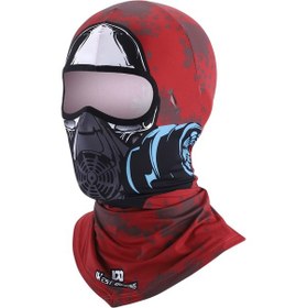 Resim Butu West Bıkıng Yp0201392 Nefes Alabilir Güneş Geçirmez Boyun Körüğü Kırmızı İblis 