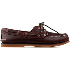 Resim Timberland Erkek Klasik Kahverengi Deri Tekne Ayakkabısı TB0250772141 