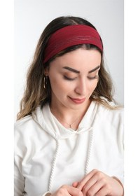Resim Hürrem Bone Bordo Pratik Hazır Geçmeli Tesettür Bone Viskon Kumaş Sade 3007_1 Bordo 