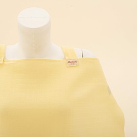 Resim Çift Katlı Muslin Emzirme Önlüğü - Sarı Muslin 