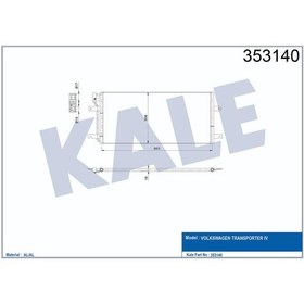 Resim Kondenser Volkswagen Transporter Iv 504646393 