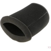 Resim Lnshop Suzuki GS125 Için 3 Adet Siyah Motor Hava Filtresi Sünger Toz Temizleyici Ekleme (Yurt Dışından) 