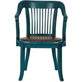 Resim Masifart_Mobilya Masifart Network Bekleme Koltuğu Ahşap Klasik Ofis Koltuğu Mavi E 