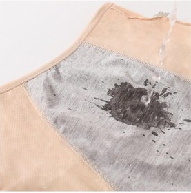 Resim Ten 1 Adet Regl Dönemi İç Çamaşırı Kadın Fizyolojik Sızdırmaz Külot Kadın Pamuk Şort Zpg Ten 