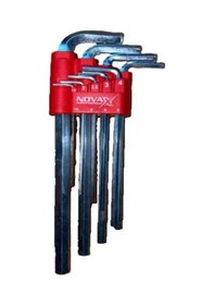 Resim Novax Hex Alyan Anahtar Uzun 9lu Set Anahtar 
