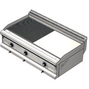 Resim Karacasan Endüstriyel 120 Cm 700 Seri Set Üstü Doğalgazlı Yarı Kanallı Izgara Krcs.eızyg.1270 