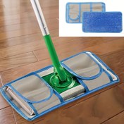 Resim 1 adet, Yeniden Kullanılabilir Mop Yedek Bezi, Düz Zemin Mop Bezi, Yıkanabilir ve Dayanıklı Yedek Mop Bezi, Yüksek Kir ve Su Emme, Islak ve Kuru Kullanım, Kolay Temizlenebilir, Temizlik Malzemeleri 