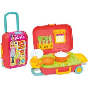 Resim Oyuncak Barbie Mutfak Set Bavulum 