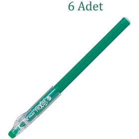 Resim Pilot Frixion Ball Stick Roller Silinebilir Jel Kalem 0.7 mm Yeşil F18-G 6 Adet 