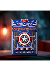 Resim Theory11 Captain America Premium Oyun Kağıdı İskambil Kartları Destesi 