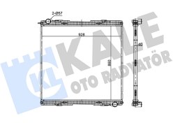 Resim MOTOR SU RADYATORU SCANIA P G R T SERISI 04 > (AT/MT) 