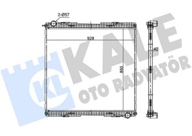 Resim MOTOR SU RADYATORU SCANIA P G R T SERISI 04 > (AT/MT) 