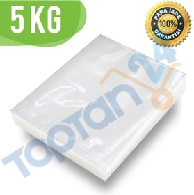 Resim 5 Kg Gıda Vakum Poşeti 80 Mikron Düz Vakum Poşeti 18X22 K-437 