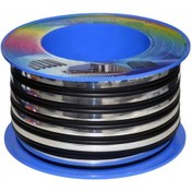 Resim Carub Çıta Sal 16a 26 Mm X 50 Mt Oluklu Siyah Krom Br1501201 