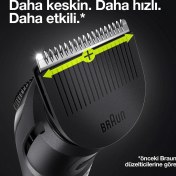 Resim Braun Bt 3322 Ayarlanabilir Taraklı Saç & Sakal Şekillendirici 