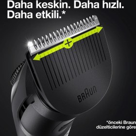 Resim Braun Bt 3322 Ayarlanabilir Taraklı Saç & Sakal Şekillendirici 