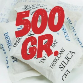 Resim DeltaPacks 500 Gr Paket Silikajel - Nem Alıcı - Rutubet Giderici (2 Adet) 