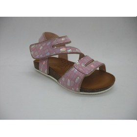 Resim Piarmoni 01221 Deri Ortopedik Pembe Sandalet 21-25 Pembe 