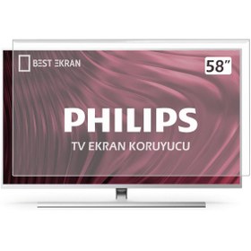 Resim Bestekran Philips 58pus7304 Tv Ekran Koruyucu 146 Cm 58pus7304/12 7300 Series 4k Uhd Led Android Tv 
