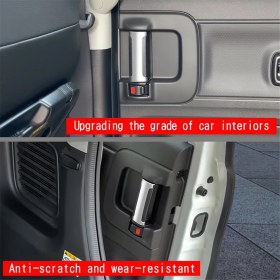 Resim Serfhyff Orta Kapı Iç Kulp Düğmesi Süsleme Stickerı Gümüş (Yurt Dışından) 