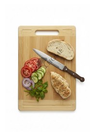 Resim Bambu Kesme Tahtası Saplı, Dayanıklı Ve Doğal 34x24 Bambu 